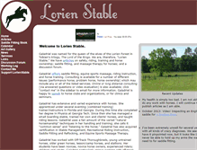 Tablet Screenshot of lorienstable.com